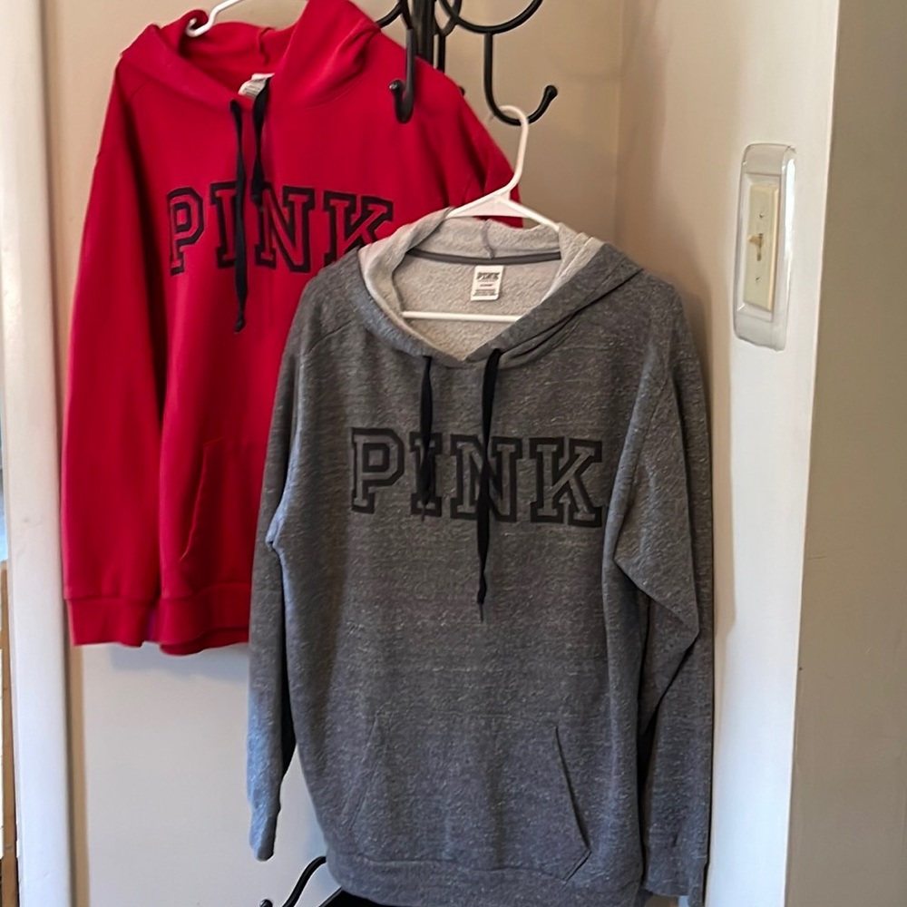 PINK bundle! One pair of leggings and 2 sweatshirts!